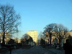 Le cimeti�re de Belleville